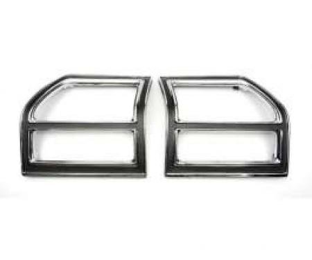 Redline Restomotive® Malibu/SS-396 69 exc.wagon Tail Light Bezel - 1 Pair (RH & LH, w/o Gasket) LG-00-1192-A