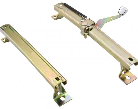 Redline Restomotive® 1966-1972 Chevelle / El Camino / GTO / Cutlass Left Side Bucket Seat Track Assembly