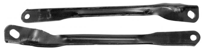 Redline Restomotive® A-Body 68-72 RR. Crossmember Reinforcement Braces (Pair) LG-00-2333-A