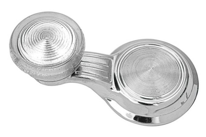 Redline Restomotive® Chevelle/El Camino, Tempest/Lemans 69-72, Special/Skylark 69-72 Vent Window Crank - Clear Knob LG-00-1922-C
