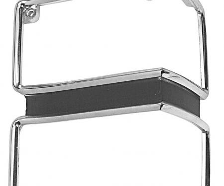 Redline Restomotive® Chevelle 71 exc.wagon/El Camino Parking Lamp Bezel - LH (Black in the Center) LG-00-683/LH
