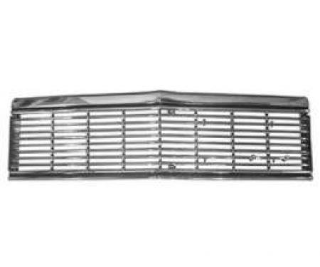 Redline Restomotive® El Camino/Caballero/Malibu 81 Grille Chrome/Painted - Sil, Blk LG-80-552