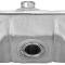 Redline Restomotive® 1964-1968 Ford Mustang 61L (W/Lock Ring & Gasket) Galvanized Fuel Tank with Drain Plug