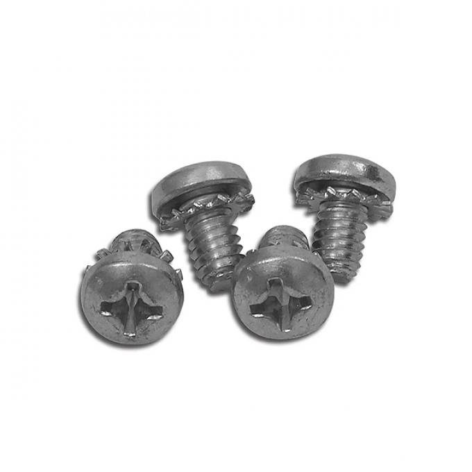 Redline Restomotive® 1963-1967 Chevrolet Corvette 4 Piece Convertible Top Rear Latch Retainer Screws