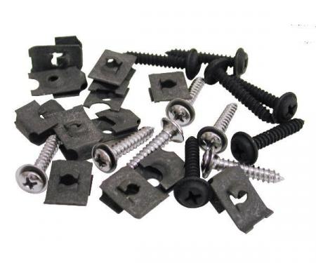 Redline Restomotive® 1971-1972 Chevrolet Corvette 24 Piece Grille Mount Screw & Nut Set