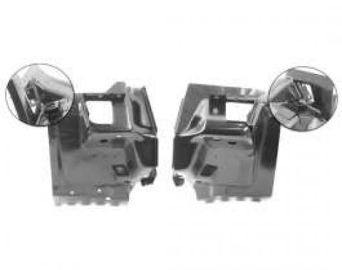 Redline Restomotive® Camaro/Firebird 70-81 Firewall Mounting Braces - Pair (RH+LH) LG-00-2302-A