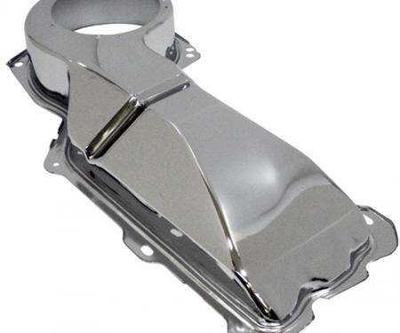 Redline Restomotive® 1964-1974 GM Car Small Block Chrome Heater Box Firewall Cover