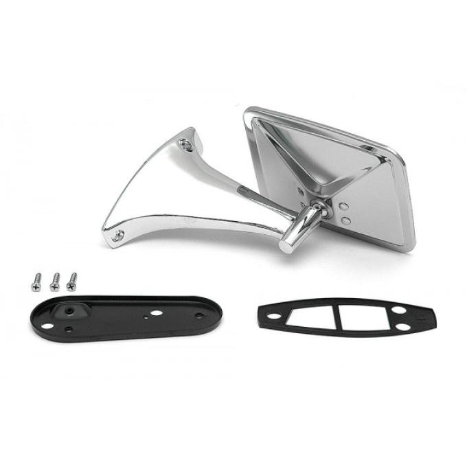 Redline Restomotive® 1971-1972 Chevy Truck Right Hand Outside Mirror Assembly