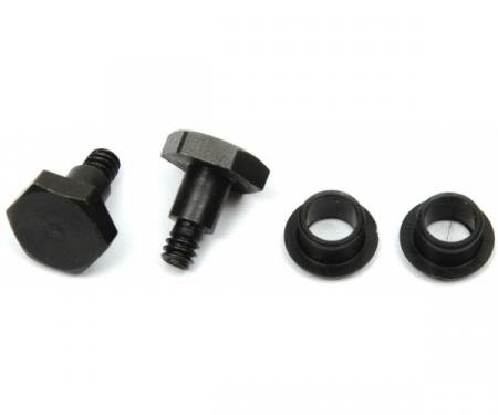 Redline Restomotive® Chevelle/El Camino 70-72 Hood Door Attaching Kit (2 Bolts & 2 Nylon Bushings) LG-00-2283-A