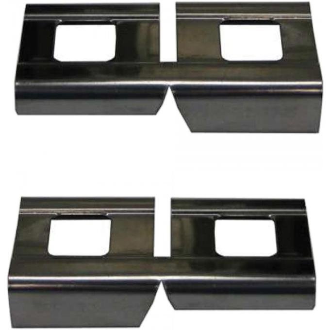 Redline Restomotive® Camaro/Firebird 67 Roof Inner Weatherstrip Channel Connectors - Pair LG-00-1300-A