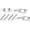 Redline Restomotive® GM. A-Body 66-72 Bucket Seat Headrest Guide - Pair (w/o Headrest Locks, RH+LH, Use 1 Pair Per Seat) LG-80-826-A