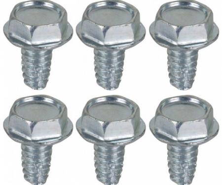 Redline Restomotive® 1964-1973 Ford Mustang Glove Box Door Screw Set