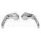 Redline Restomotive® A-Body 64-65/Chevelle Sd, El Camino 66-67 Vent Window Handle - 1 Pair LG-00-2054-A