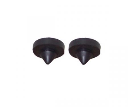 Redline Restomotive® 1973-1980 Chevy & GMC Truck Upper Tailgate Bumpers