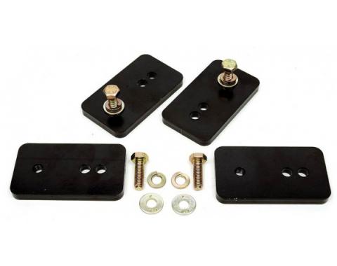 Redline Restomotive® 1964-1988 GM Car 4 Piece Bucket Seat Track Extender / Relocation Bracket Set