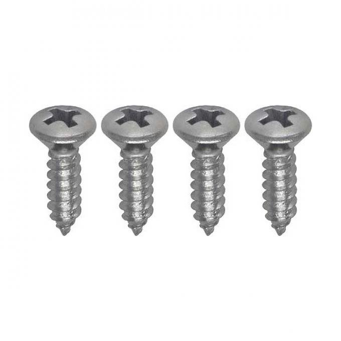 Redline Restomotive® 1961-1963 Ford Thunderbird 4 Piece Console Ashtray Screw Set