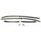 Redline Restomotive® Chevelle 70-72 Roof Rail Inner Weatherstrip Metal Channel Set LG-00-1492-A