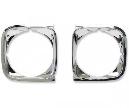 Redline Restomotive® Chevelle/El Camino 72 H/L Bezel - 1 Pair (RH & LH) LG-00-906