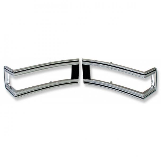 Redline Restomotive® Chevelle Wagon/El Camino 68-69 (W/Gasket Tail Light Bezel - 1 Pair (R&l) LG-00-1197-A