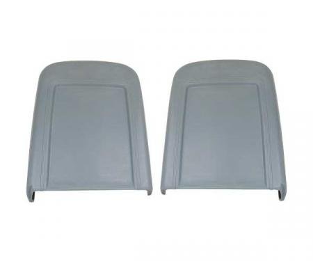 Redline Restomotive® 1967 Ford Mustang Deluxe / Shelby Black Bucket Seat Back Panel Set