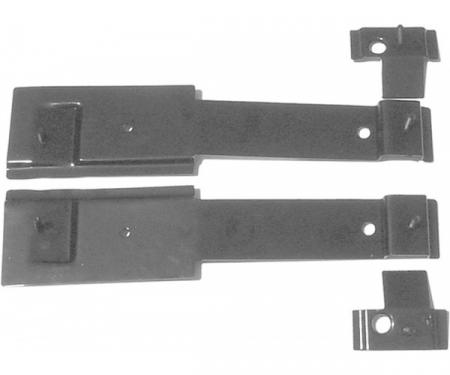Redline Restomotive® GM A-Body 71-72 Bucket Seat Mounting Brackets (4-Pieces Set) LG-00-206