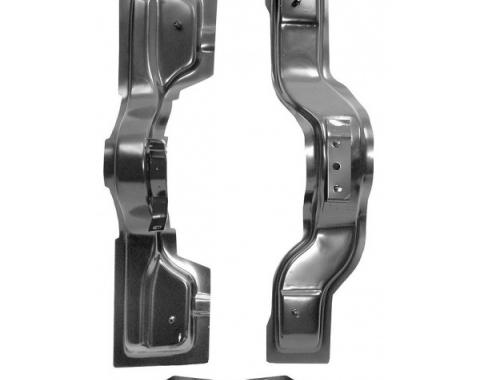 Redline Restomotive® Nova 62-67 Bucket Seat Mounting Brackets (4-Pieces Set) LG-00-1227-A