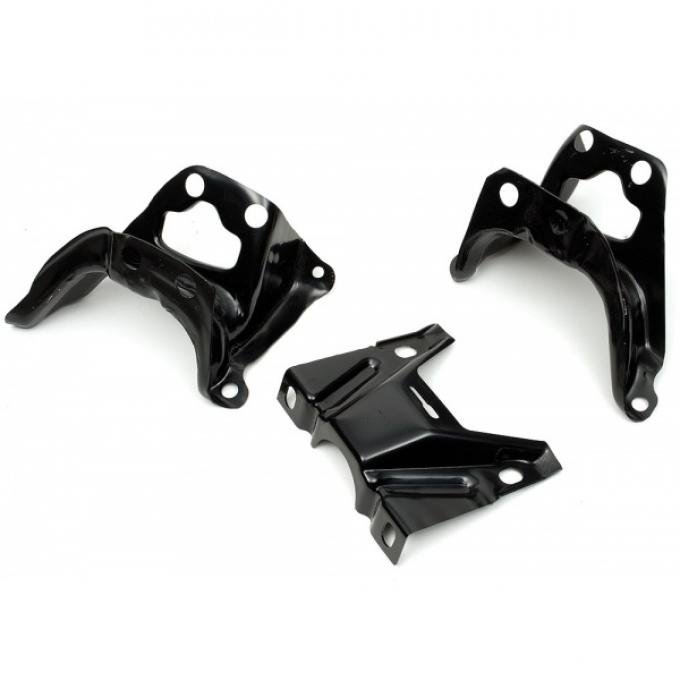 Redline Restomotive® Chevelle 69 RR. Bumper Bracket Set (3-Piece Set) LG-00-2242-A
