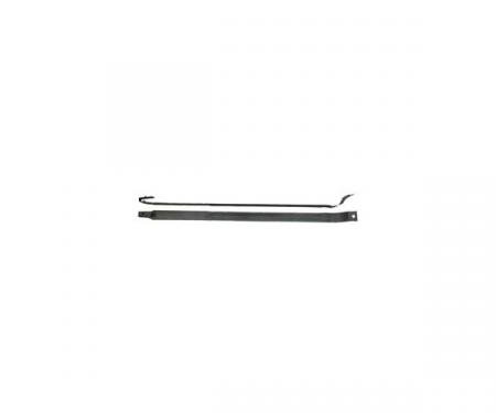 Redline Restomotive® 1970-1973 Camaro / Firebird Galvanized Steel Gas Tank Mounting Straps