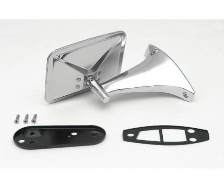 Redline Restomotive® 1971-1972 Chevy Truck Left Hand Outside Mirror Assembly