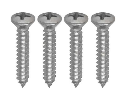 Redline Restomotive® 1965-1966 Ford Thunderbird Door Courtesy Light Bezel Screw Set