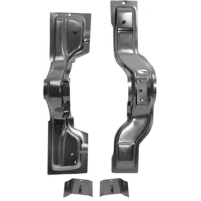 Redline Restomotive® Nova 62-67 Bucket Seat Mounting Brackets (4-Pieces Set) LG-00-1227-A