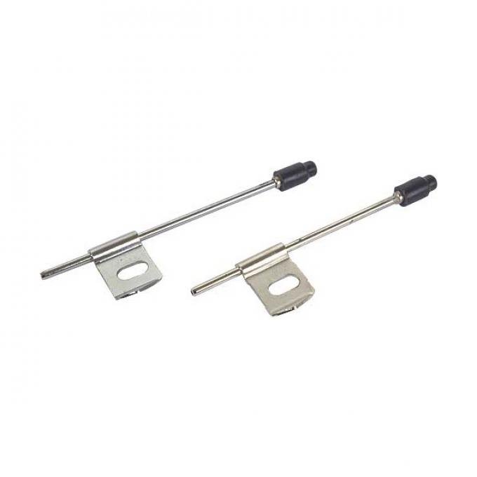 Redline Restomotive® Mustang 64-65 (2-Pieces, Left or Right) Wiper Shield Washer Nozzle-1pr LG-10-634-A