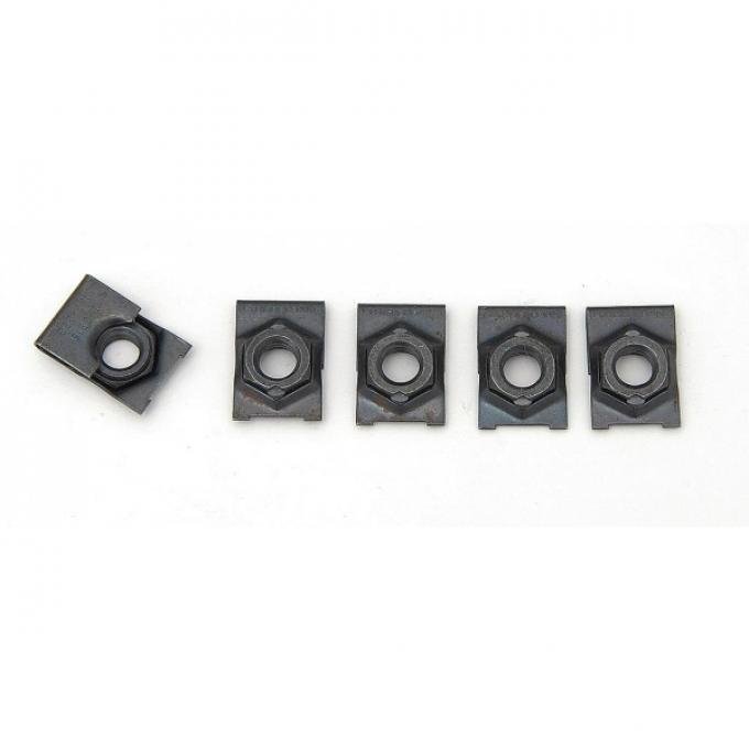 Redline Restomotive® 1958-1964 Full Size Chevy 5 Piece 3/8" Cage Nut Set