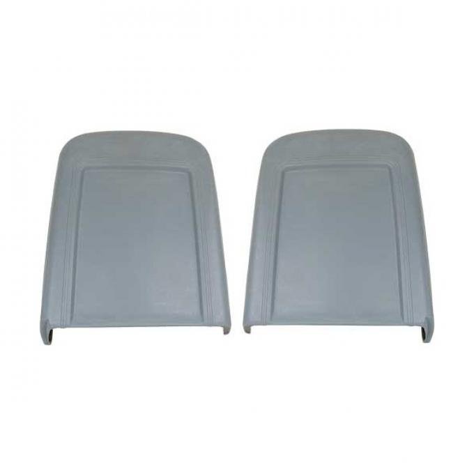 Redline Restomotive® 1967 Ford Mustang Deluxe / Shelby Black Bucket Seat Back Panel Set