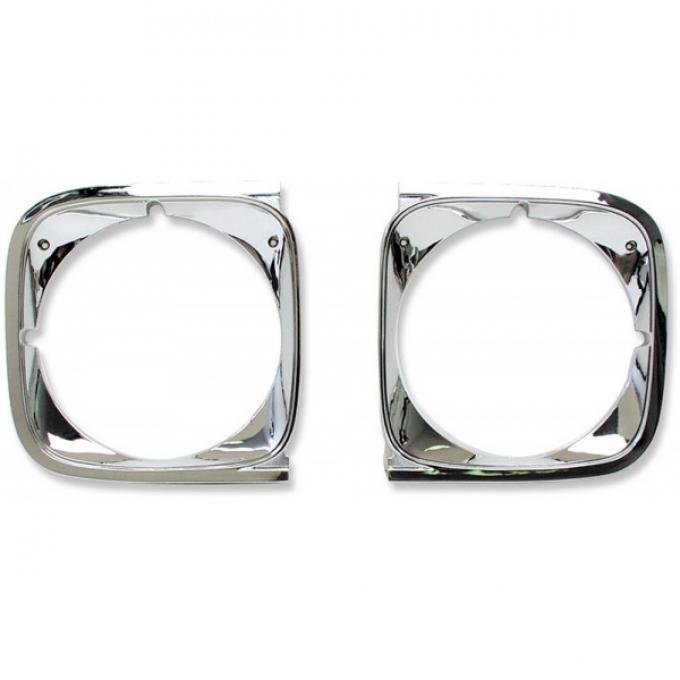 Redline Restomotive® Chevelle/El Camino 72 H/L Bezel - 1 Pair (RH & LH) LG-00-906