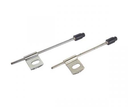Redline Restomotive® Mustang 64-65 (2-Pieces, Left or Right) Wiper Shield Washer Nozzle-1pr LG-10-634-A