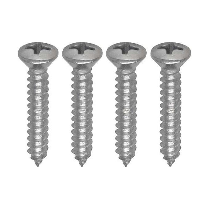 Redline Restomotive® 1965-1966 Ford Thunderbird Door Courtesy Light Bezel Screw Set