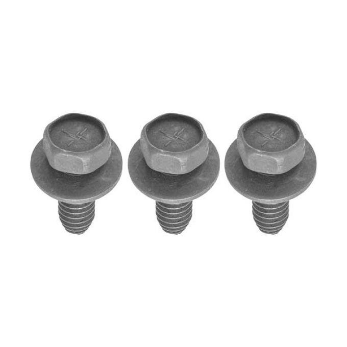 Redline Restomotive® 1966 Ford Thunderbird Hood Latch Hardware Set