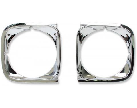 Redline Restomotive® Chevelle/El Camino 72 H/L Bezel - 1 Pair (RH & LH) LG-00-906
