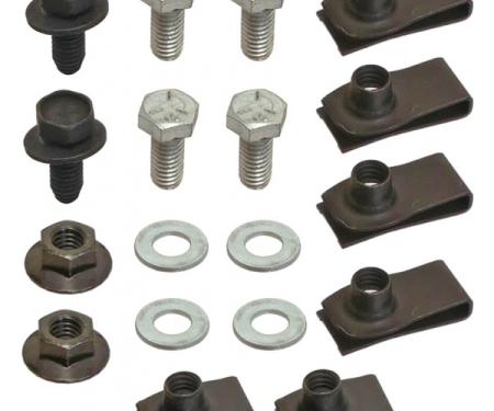 Redline Restomotive® 1966 Ford Thunderbird Headlight Bucket Hardware Kit