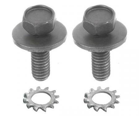 Redline Restomotive® 1964-1966 Ford Thunderbird 4 Piece Trunk Latch Catch Hardware Set