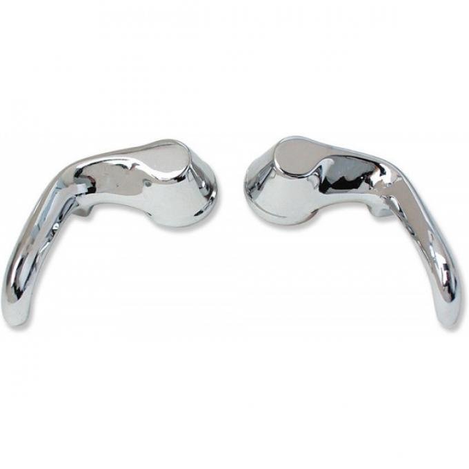 Redline Restomotive® A-Body 64-65/Chevelle Sd, El Camino 66-67 Vent Window Handle - 1 Pair LG-00-2054-A