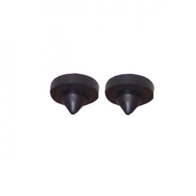 Redline Restomotive® 1973-1980 Chevy & GMC Truck Upper Tailgate Bumpers