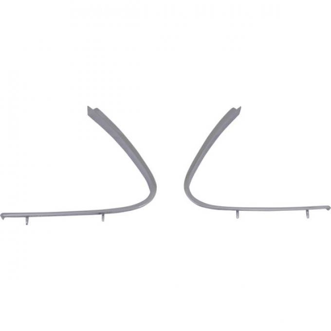 Redline Restomotive® Mustang 69-70 Fb 1/4 Vent Window Moulding Set LG-10-386-A