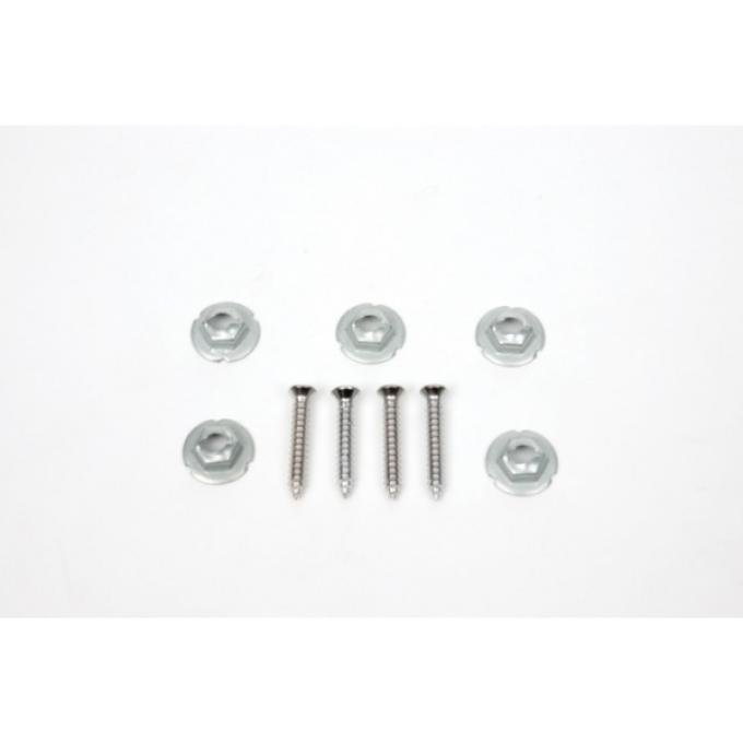 Redline Restomotive® 1967-1969 Chevrolet Camaro Center Console Shift Plate Hardware Kit