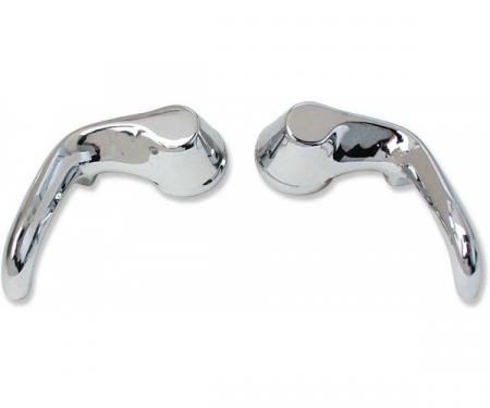 Redline Restomotive® A-Body 64-65/Chevelle Sd, El Camino 66-67 Vent Window Handle - 1 Pair LG-00-2054-A