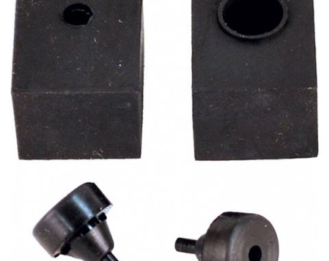 Redline Restomotive® 1967-1972 Chevy Truck 4 Piece Fleetside Tailgate Bumper Set
