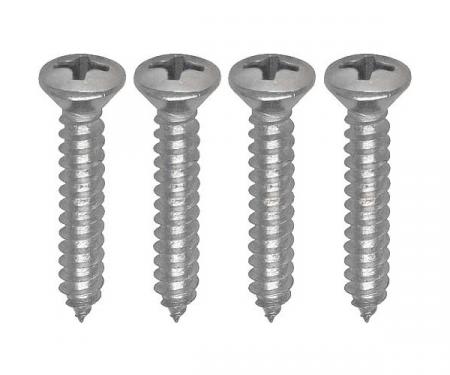 Redline Restomotive® 1965-1966 Ford Thunderbird Door Courtesy Light Bezel Screw Set