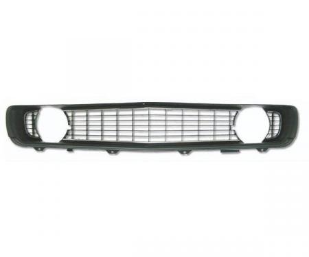 Redline Restomotive® Camaro 69 Std (SS Models) Grille, Black w/Moulding (High Quality) LG-80-545