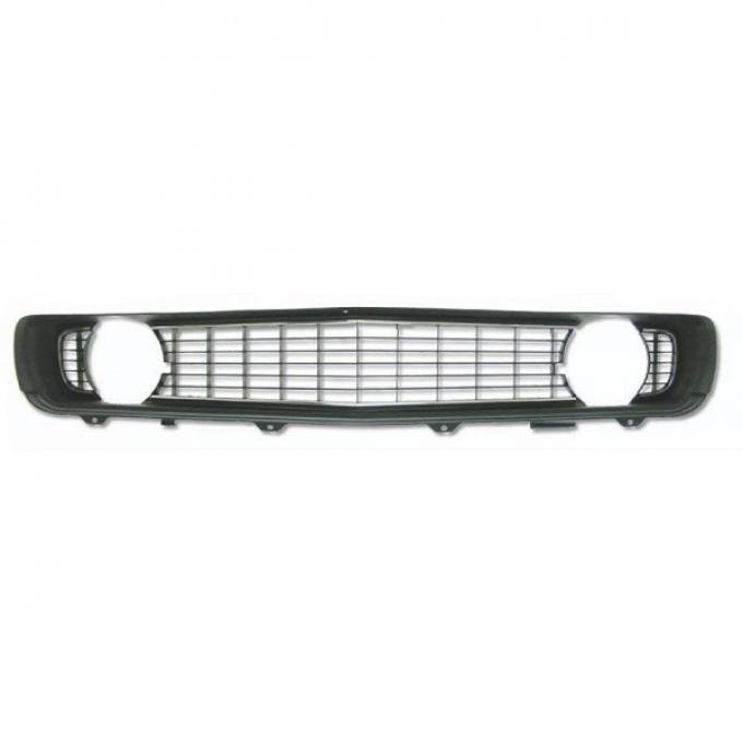 Redline Restomotive® Camaro 69 Std (SS Models) Grille, Black w/Moulding (High Quality) LG-80-545